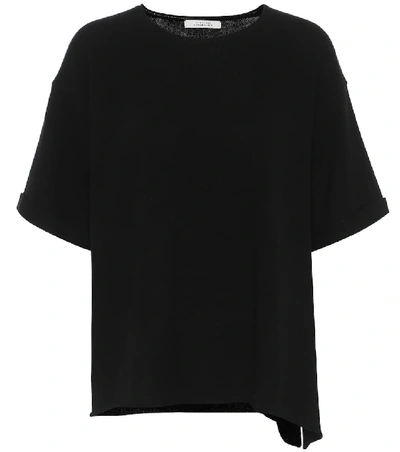 Shop Dorothee Schumacher Luxury Volumes Cashmere Sweater In Black