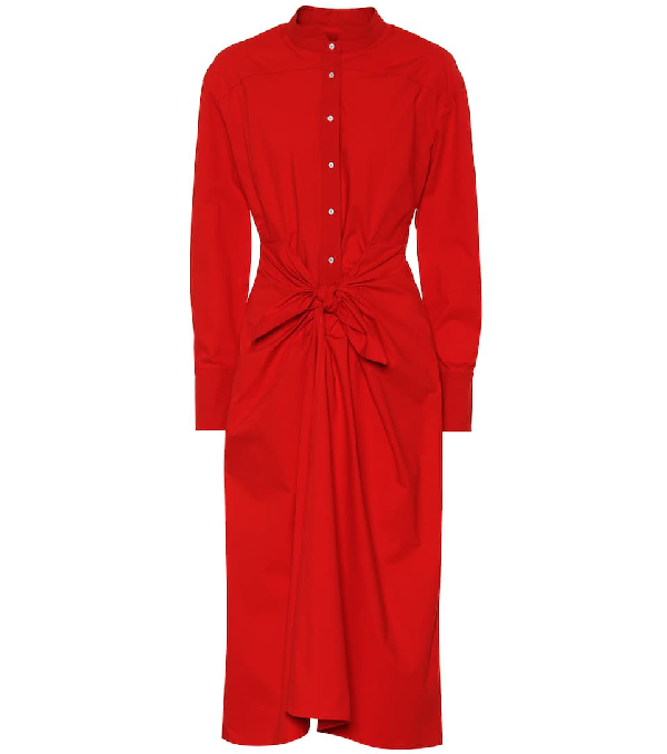 proenza schouler red dress