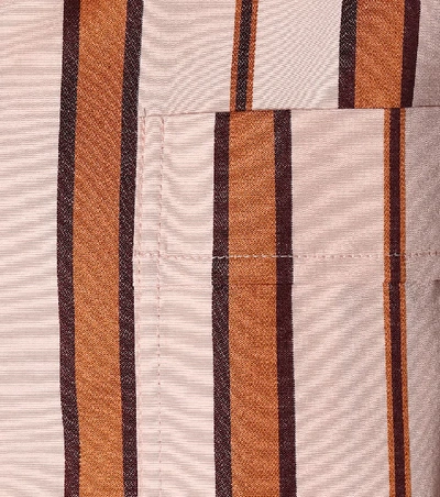 Shop Isabel Marant Venice Striped Cotton Shirt In Multicoloured