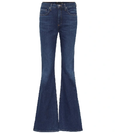Veronica Beard Beverly High-rise Flared Jeans In Blue | ModeSens