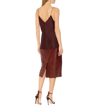 Shop The Row Eda Satin Camisole In Purple