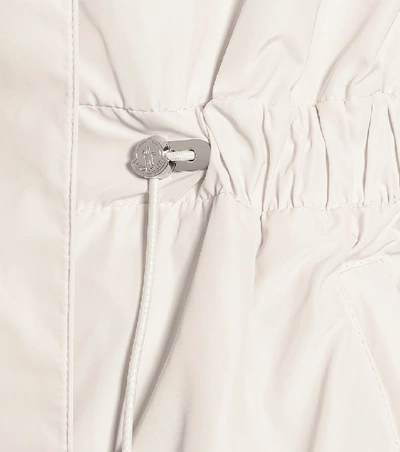 Shop Moncler Ocre Technical Jacket In Beige