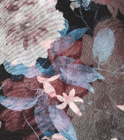Shop Erdem Bennett Floral Silk-voile Blouse In Multicoloured