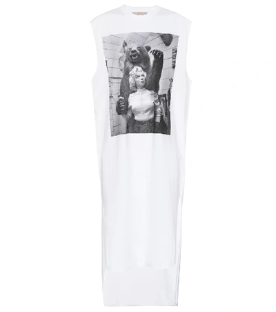 Shop Christopher Kane Cotton T-shirt Dress In White