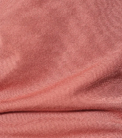 Shop Rick Owens Lilies Knit Top In Pink