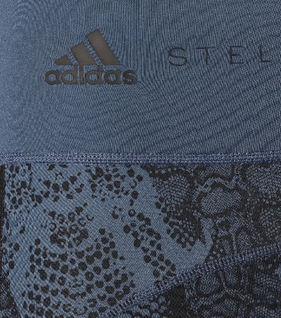 Shop Adidas By Stella Mccartney High-rise Leggings In Blue