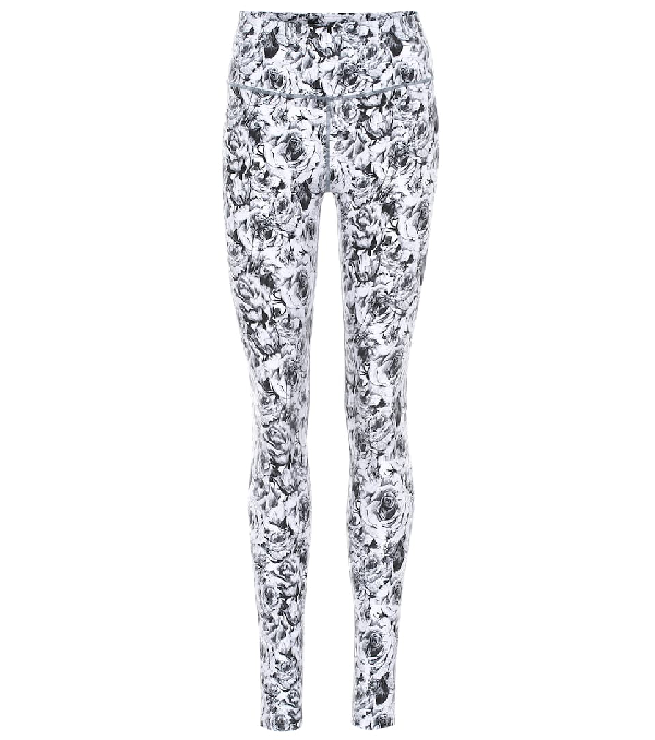 white floral leggings