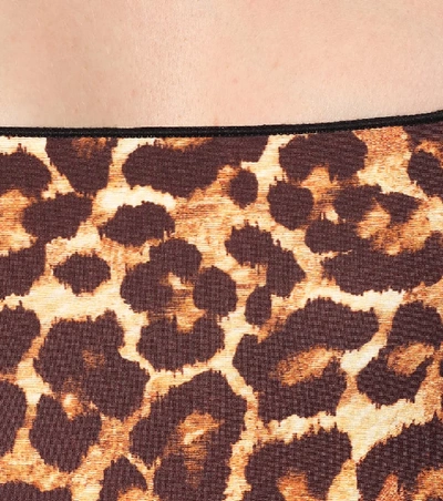 Shop Tropic Of C The C Leopard-print Swimsuit In Brown