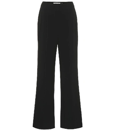 Shop Diane Von Furstenberg Ciara High-rise Flared Pants In Black