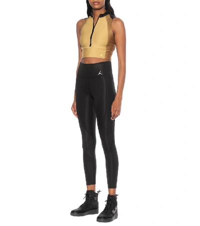 Shop Nike Jordan Technical Leggings In Black