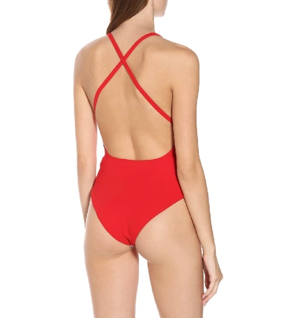 Shop Alyx Susyn One-piece Swimsuit In Red