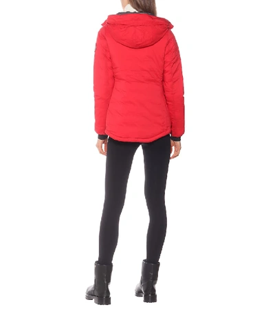 Shop Canada Goose Camp Hoody Down Jacket In Red