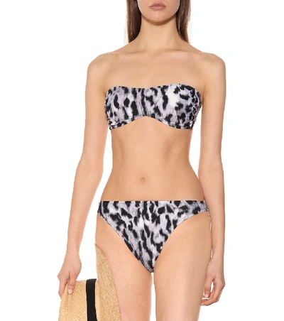 Shop Norma Kamali Sunglass Bikini Top In Black