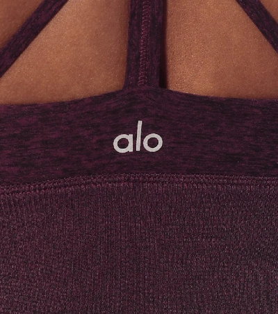 Shop Alo Yoga Lush Sports Bra In Purple