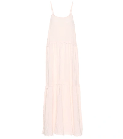 Shop Atm Anthony Thomas Melillo Cotton Maxi Dress In Pink