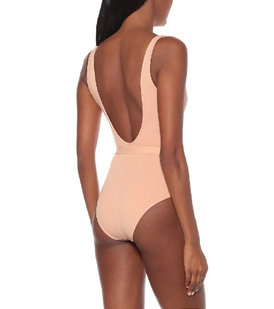 Shop Melissa Odabash Belize Belted Swimsuit In Pink