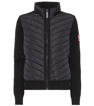 Shop Canada Goose Hybridge® Down And Wool Jacket In Black