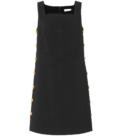 Shop Tory Burch Embellished Minidress In Black