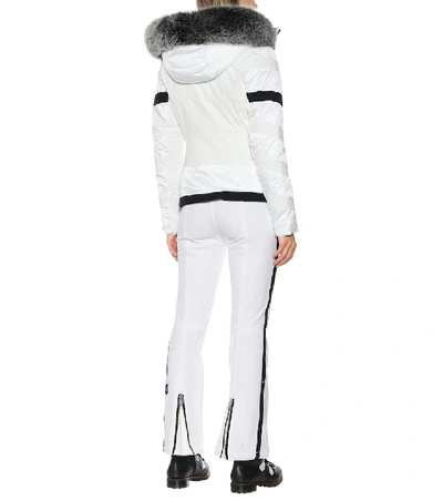 Shop Toni Sailer Luna Fur-trimmed Ski Jacket In Black