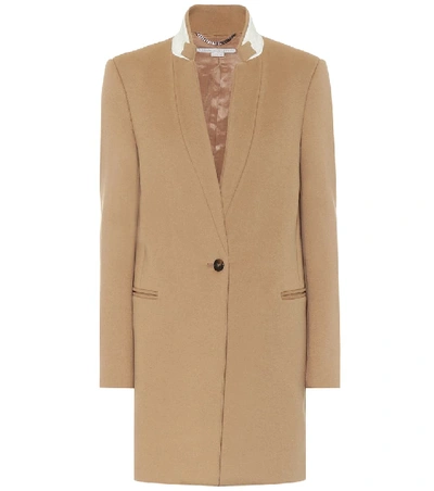 Shop Stella Mccartney Bryce Wool-blend Coat In Beige