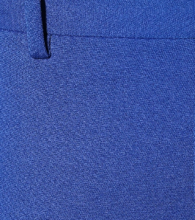 Shop Balenciaga High-rise Straight-leg Pants In Blue