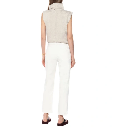 Shop The Row Ash High-rise Slim Jeans In White