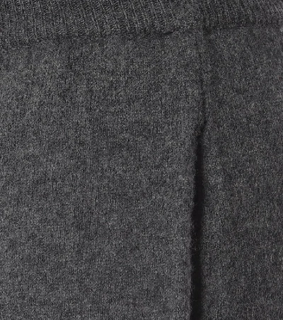 Shop Stella Mccartney Virgin Wool Trackpants In Grey