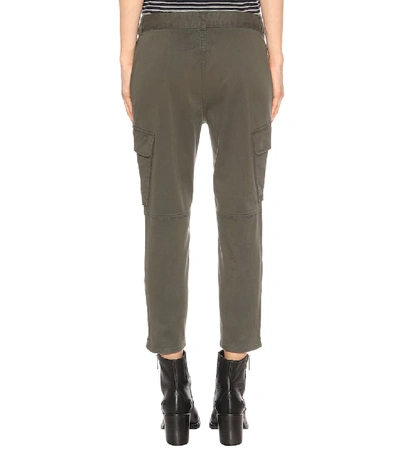 Shop J Brand Margho Mid-rise Cargo Jeans In Green