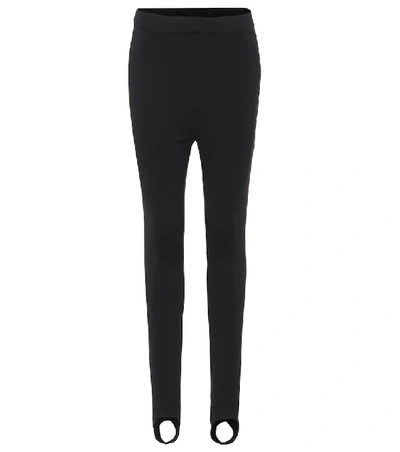 Shop Marni Stirrup Trousers In Black