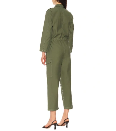 Shop Citizens Of Humanity Nova Denim Jumpsuit In Green