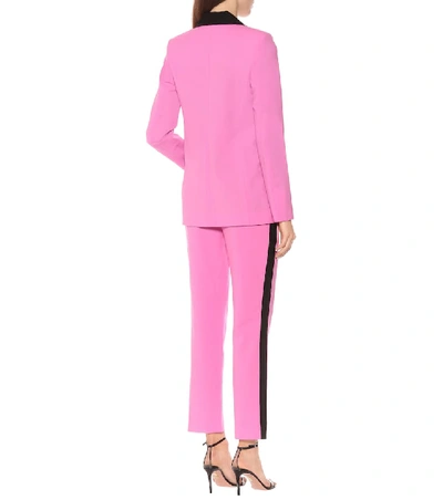 Shop Diane Von Furstenberg Tommy Wool Blazer In Pink