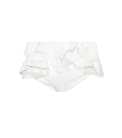 Shop Zimmermann Allia Bikini Bottoms In White