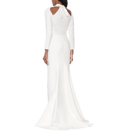 Shop Maticevski Declare Crêpe Gown In White