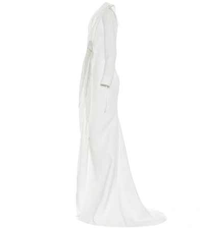Shop Maticevski Declare Crêpe Gown In White