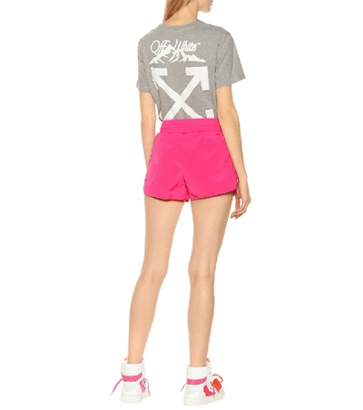 Shop Off-white Drawstring Shorts In Pink