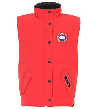 Shop Canada Goose Freestyle Down Vest In Red