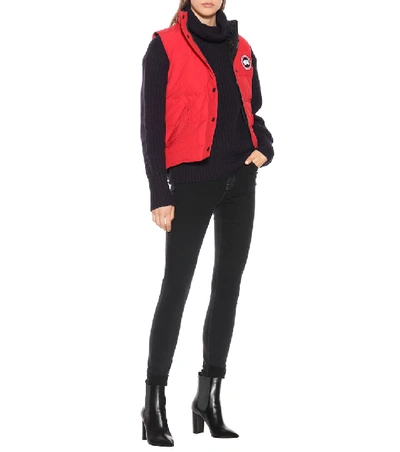 Shop Canada Goose Freestyle Down Vest In Red