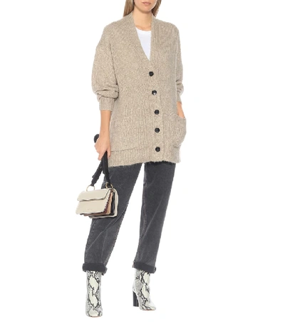 Shop Isabel Marant Étoile Scott Alpaca-blend Cardigan In Beige