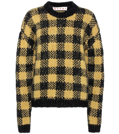 Shop Marni Alpaca And Wool-blend Sweater In Yellow