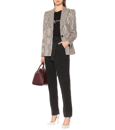 Shop Givenchy Single-breasted Wool Blazer In Beige