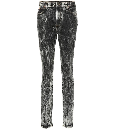 Shop Gucci Mid-rise Skinny Jeans In Black
