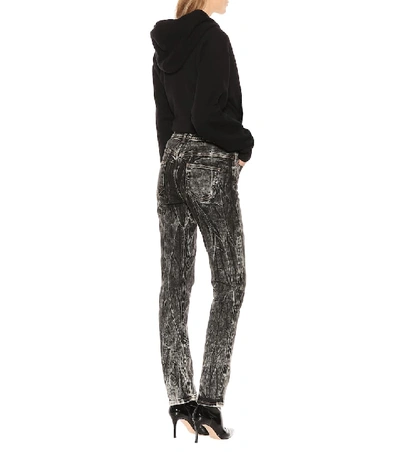 Shop Gucci Mid-rise Skinny Jeans In Black