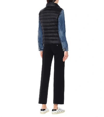 Shop Moncler Liane Down Vest In Black