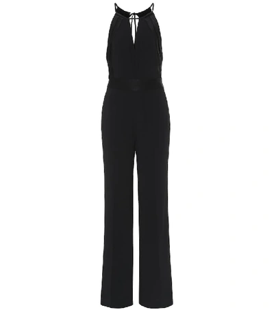 Shop Diane Von Furstenberg Ireland Crêpe Jumpsuit In Black