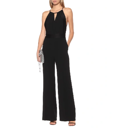 Shop Diane Von Furstenberg Ireland Crêpe Jumpsuit In Black