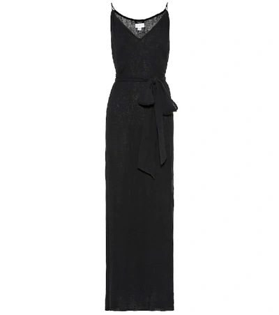 Shop Velvet Shannon Cotton Maxi Dress In Black