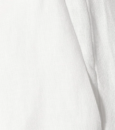 Shop Zimmermann Honour High-rise Linen Pants In White