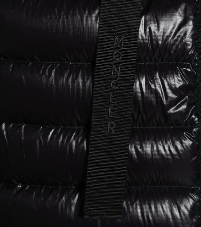 Shop Moncler Sleeveless Down Coat In Black