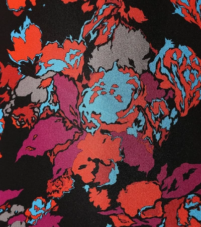Shop Givenchy Printed Silk Top In Multicoloured