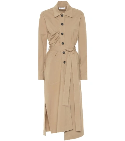 Shop Rejina Pyo Madison Belted Shirt Dress In Brown